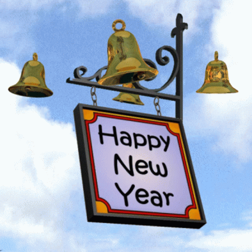 Happy New Year New Year Sign GIF - Happy New Year New Year Sign Pub Sign GIFs