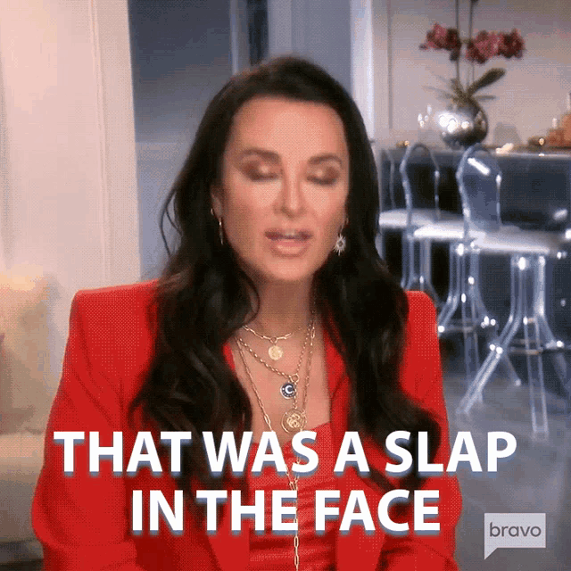 That Was A Slap In The Face Kyle Richards GIF - That Was A Slap In The Face Kyle Richards Real Housewives Of Beverly Hills GIFs
