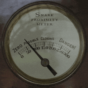 a nark proximity meter shows zero possible closing danger