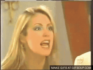 a close up of a woman 's face with a make gifs at gifsoup.com watermark