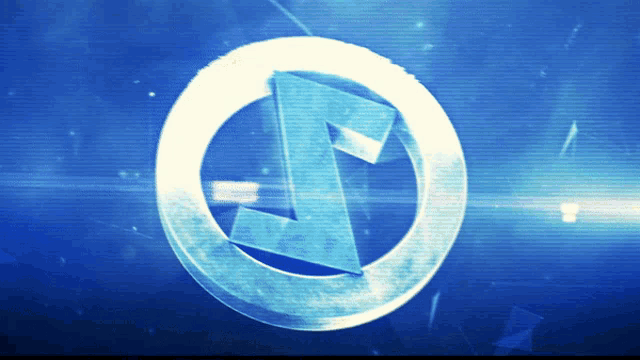 a blue circle with a letter z in it