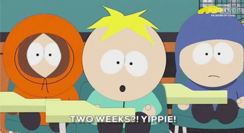 Two Weeks Yippie Leopold Butters Stotch GIF