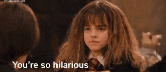 Hermione Harryotter GIF - Hermione Harryotter Youre So Hilarious GIFs