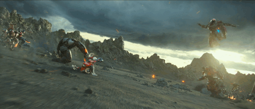 Rise Of The Beasts Final Battle GIF - Rise Of The Beasts Final Battle Battletrap GIFs