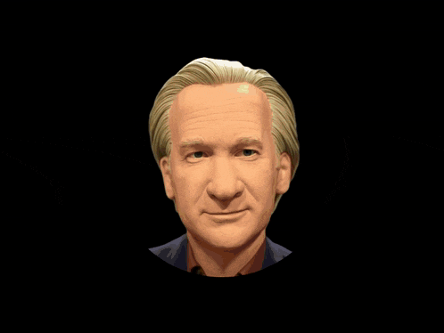 a man 's face is surrounded by the words gang bang and maher mayer