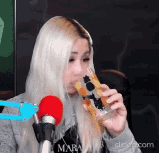 Aly Mew Drinking Water GIF - Aly Mew Drinking Water Drinking GIFs