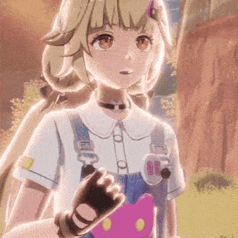 a girl wearing overalls has a pink hello kitty purse on her shoulder