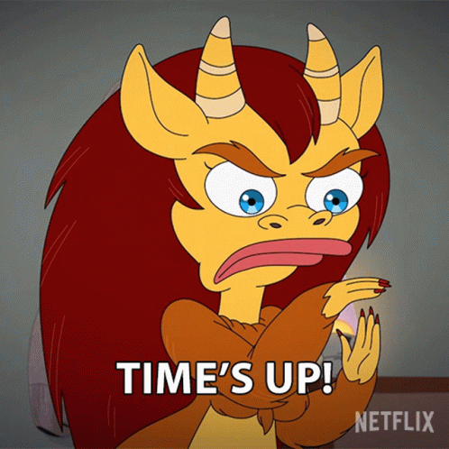 Times Up Connie The Hormone Monstress GIF - Times Up Connie The Hormone Monstress Big Mouth GIFs