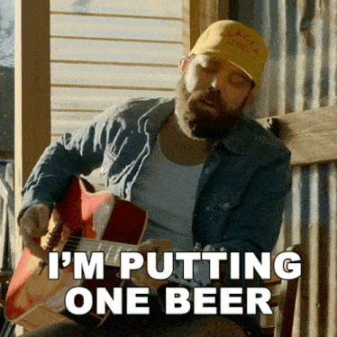 Im Putting One Beer In Front Of The Other Jordan Davis GIF - Im Putting One Beer In Front Of The Other Jordan Davis One Beer In Front Of The Other Song GIFs