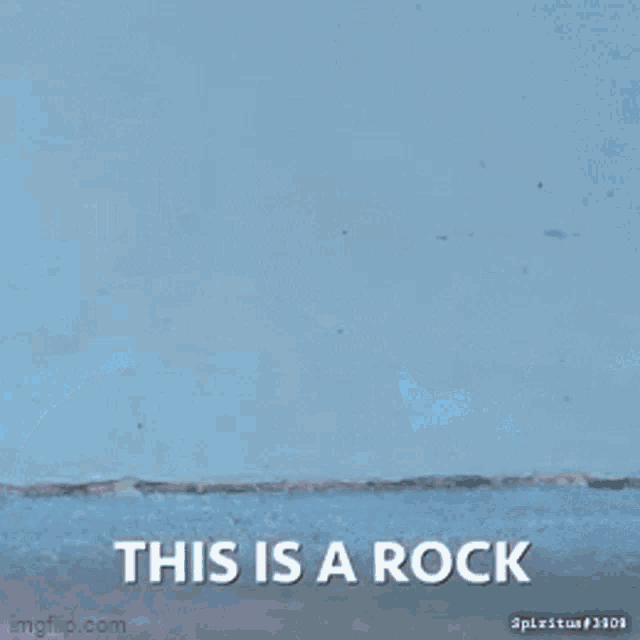 Rock Water GIF - Rock Water Random GIFs