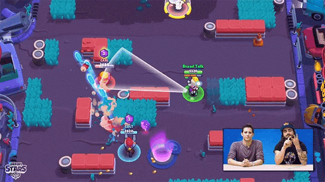 a video game called brawl stars is being played on a computer