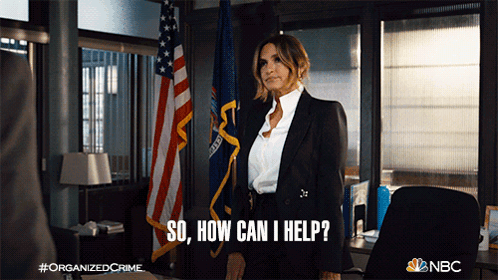 So How Can I Help Captain Olivia Benson GIF - So How Can I Help Captain Olivia Benson Mariska Hargitay GIFs