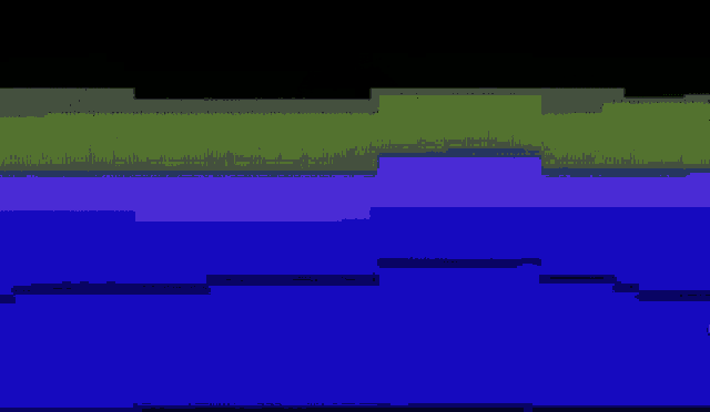 a blue yellow and white striped background with a few white lines
