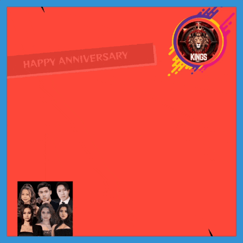 a red and black poster that says happy anniversary december 25th