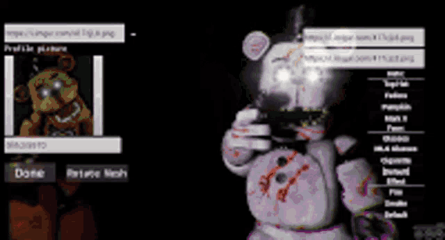 a picture of a teddy bear and a picture of another teddy bear on a black background