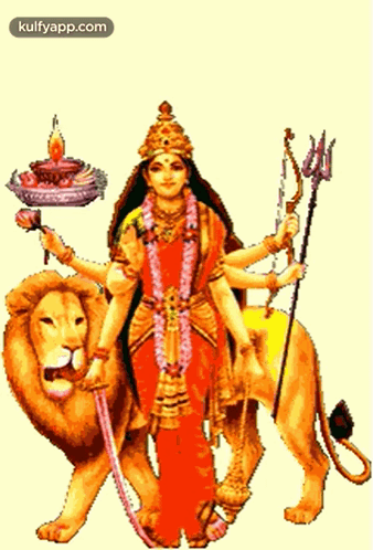 Durga Devi.Gif GIF - Durga Devi Durga Mata Durga GIFs