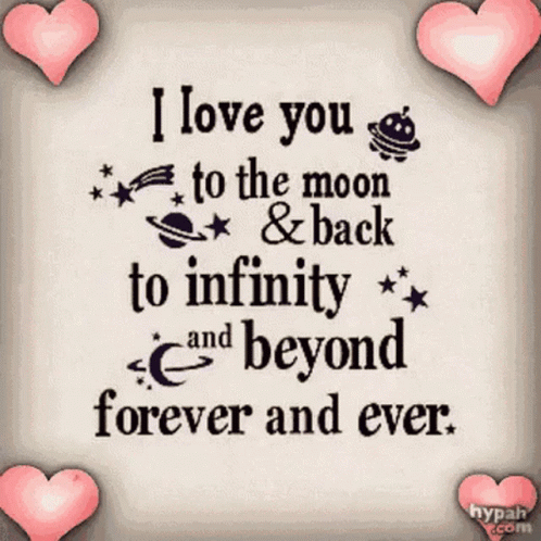 I Love You Moon And Back GIF - I Love You Moon And Back Infinity And Beyond GIFs