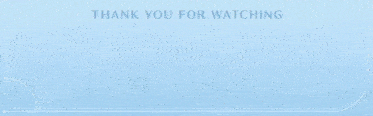 a thank you for watching poster with a row of anime characters