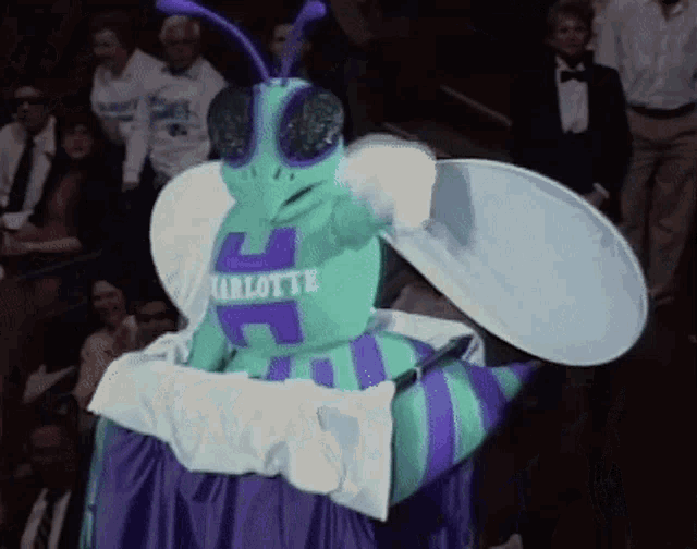 Charlotte Hornets Hugo The Hornet GIF - Charlotte Hornets Hugo The Hornet Dance GIFs