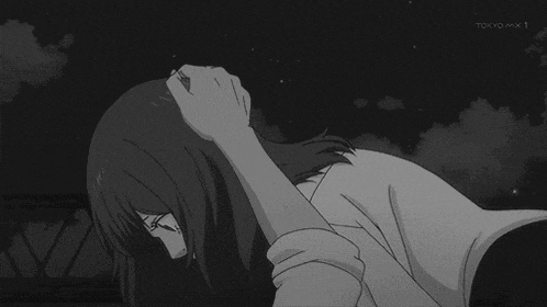 a black and white drawing of a woman 's hair with tokyo mx written on the bottom