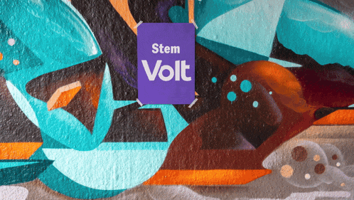 a poster with stem volt written on it
