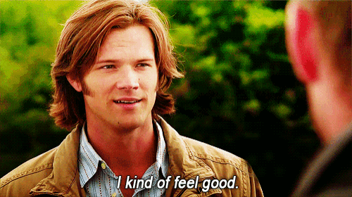 a man says " i kind of feel good " in front of another man