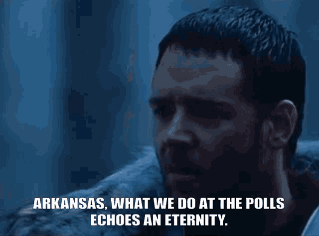 Arkansas Ar GIF - Arkansas Ar What We Do At The Polls Echoes An Eternity GIFs