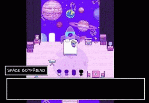 a screenshot of a video game called space boyfriend