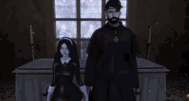 Devoted Couple GIF - Devoted Couple Goth GIFs
