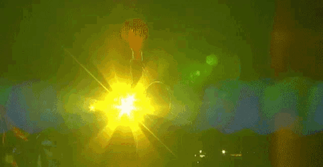 the sun is shining brightly in the dark sky