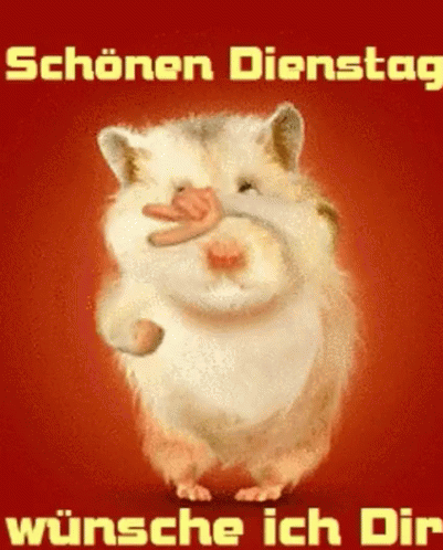 Schönen Dienstag, Wünsche Ich Dir GIF - Dienstag Hamster Tanz GIFs