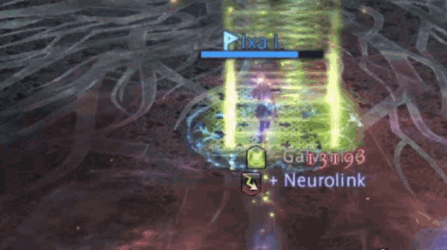 a screenshot of a video game with the name neurolink on the bottom left