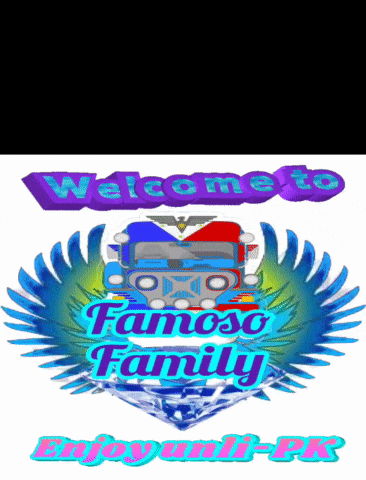 a sign that says welcome to famosa family