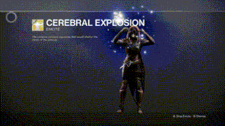 a screenshot of a video game that says cerebral explosion on it