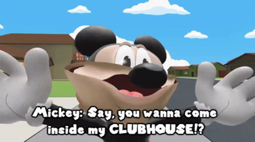 Smg4 Mickey Mouse GIF - Smg4 Mickey Mouse Say You Wanna Come Inside My Clubhouse GIFs
