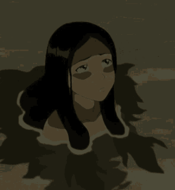 a girl with long hair is swimming in a body of water