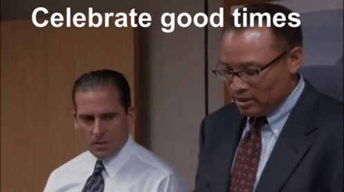 The Office Celebrate Good Times GIF - The Office Celebrate Good Times Come On GIFs