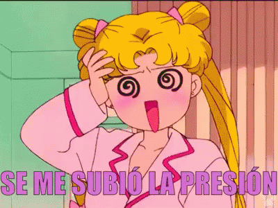 Sailor Moon Mareada GIF - La Presion Se Me Sube La Presion Ataque Cardiaco GIFs