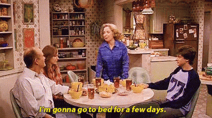 When The Weekend Starts GIF - That70s Show Im Gonna Go To Bed For A Few Days Bed GIFs