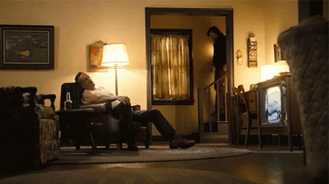 Down The Stairs GIF - Milo Ventimiglia Going Out This Is Us GIFs
