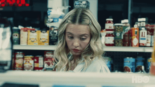 Check The Product Cassie Howard GIF - Check The Product Cassie Howard Sydney Sweeney GIFs