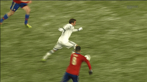 a soccer player with the number 19 on his back
