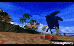 a screenshot of sonic the hedgehog in a video game