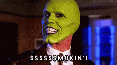 The Mask Smokin GIF - The Mask Smokin GIFs