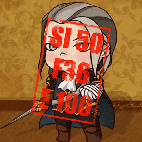a drawing of a man with a sword and the words $ 1.50 f36 e100 on it