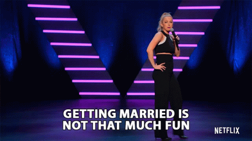 Getting Married Fun GIF - Getting Married Fun Not That Much GIFs