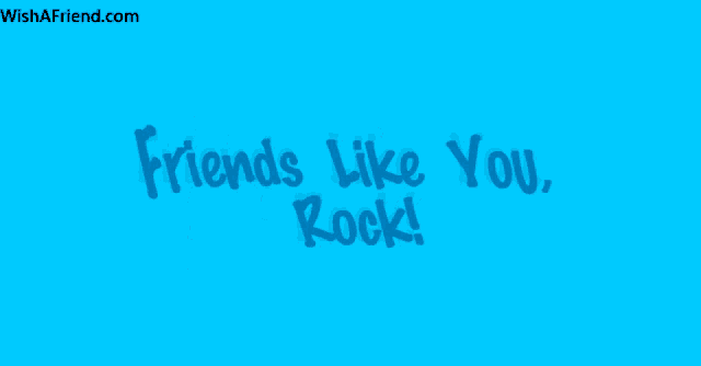 a blue background with the words " friendship like you " written on it