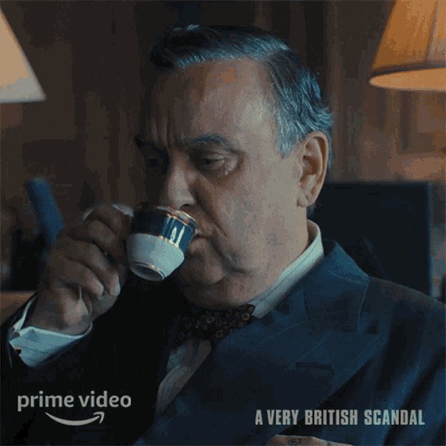 Cup Of Tea George Whigham GIF - Cup Of Tea George Whigham A Very British Scandal GIFs