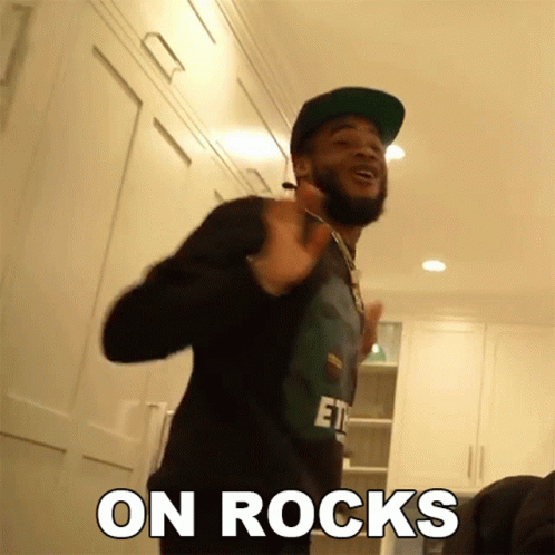 On Rocks Leeky Bandz GIF - On Rocks Leeky Bandz Uhuh Song GIFs