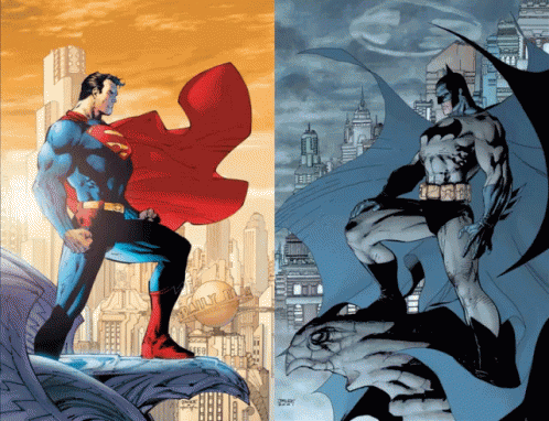 Day And Night GIF - Batman Superman Comicbooks GIFs